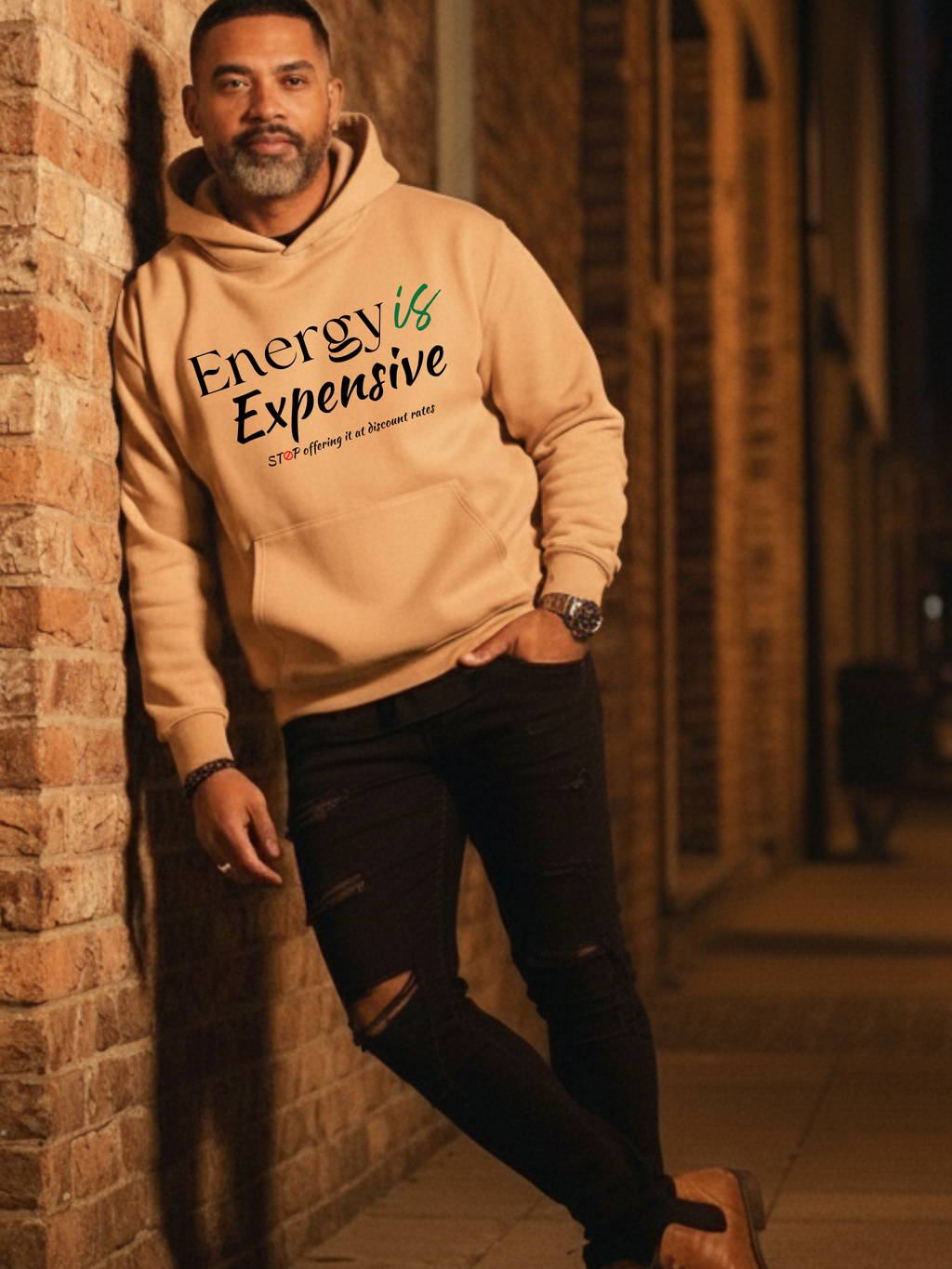 Energy is Expensive Oversized heavyweight hoodie